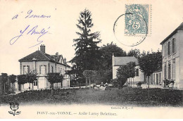 PONT SUR YONNE - Asile Lamy Delettrez - Très Bon état - Pont Sur Yonne