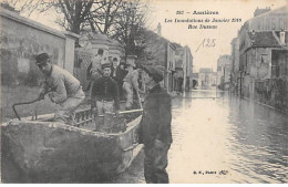 ASNIERES - Les Inondations De Janvier 1910 - Rue Dussau - Très Bon état - Asnieres Sur Seine