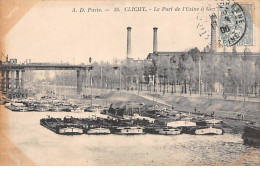 CLICHY - Le Port De L'Usine à Gaz - Très Bon état - Clichy