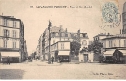 LEVALLOIS PERRET - Place Et Rue Chaptal - Très Bon état - Levallois Perret