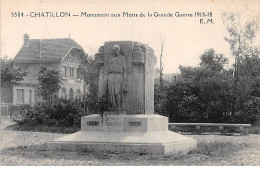 CHATILLON - Monument Aux Morts De La Grande Guerre - Très Bon état - Châtillon