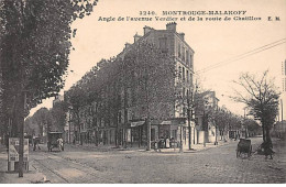 MONTROUGE - MALAKOFF - Angle De L'Avenue Verdier Et De La Route De Chatillon - Très Bon état - Malakoff