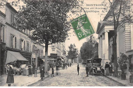 MONTROUGE - L'Eglise Et L'Avenue De La République - Très Bon état - Montrouge