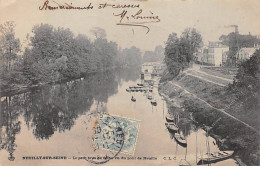 NEUILLY SUR SEINE - Le Petit Bras De Seine Vu Du Pont De Neuilly - Très Bon état - Neuilly Sur Seine