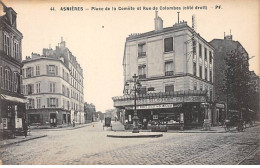 ASNIERES - Placce De La Comète Et Rue De Colombes - Très Bon état - Asnieres Sur Seine