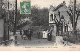 SURESNES - Le Pont De Bois Et La Rue Du Calvaire - Très Bon état - Suresnes