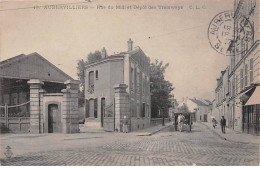 AUBERVILLIERS - Rue Du Midi Et Dépôt Des Tramways - Très Bon état - Aubervilliers