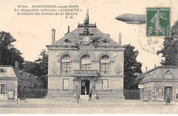 MONTREUIL SOUS BOIS - LE Dirigeable Militaire " LIBERTE " évoluant Au Dessus De La Mairie - Très Bon état - Montreuil