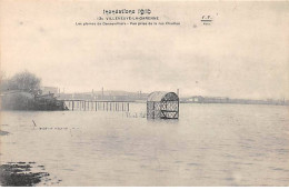 Inondations 1910 - VILLENEUVE LA GARENNE - Les Plaines De Gennevilliers - F. F. - Très Bon état - Autres & Non Classés