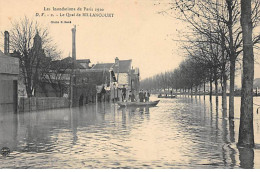 Les Inondations 1910 - Le Quai De BILLANCOURT - Très Bon état - Boulogne Billancourt