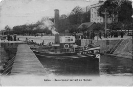 ABLON - Remorqueur Sortant De L'Ecluse - état - Ablon Sur Seine