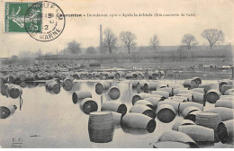 CHARENTON - Inondation 1910 - Après La Débâcle - Futs Couverts De Vase - Très Bon état - Charenton Le Pont