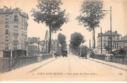 IVRY SUR SEINE - Vue Prise Du Pont D'Ivry - Très Bon état - Ivry Sur Seine