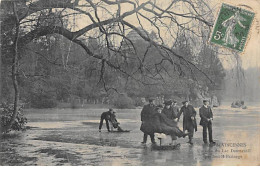 Le Parc De VINCENNES - Un Coin Du Lac Daumesnil Pendant Le Patinage - Très Bon état - Vincennes