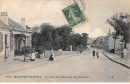 MAISONS ALFORT - La Rue Des Iles Et La Rue Pasteur - état - Maisons Alfort