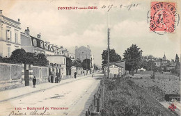 FONTENAY SOUS BOIS - Boulevard De Vincennes - Très Bon état - Fontenay Sous Bois