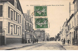 VILLEJUIF - La Grande Rue Et La Poste - Très Bon état - Villejuif