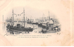 " L'Elan " Allant Conduire De Mr Loubet à La Revue Navale De CHERBOURG - 19 Juillet 1900 - Très Bon état - Cherbourg