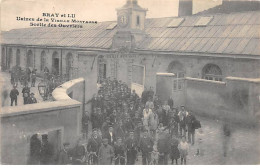 BRAY ET LU - Usines De La Vieille Montagne - Sortie Des Ouvriers - état - Bray-et-Lû