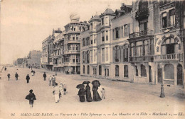 MALO LES BAINS - Vue Vers La Villa Spérenza - Les Mouettes Et La Villa Marchand - Très Bon état - Malo Les Bains