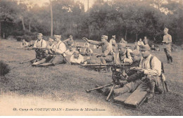 Camp De COETQUIDAN - Exercice De Mitrailleuses - Très Bon état - Guer Cötquidan