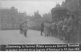 STRASBOURG - Le Maréchal Pétain Et Général Gouraud - 25 Janvier 1919 - Très Bon état - Straatsburg
