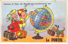 LE PORTEL - Carte Sytème - Faisons Le Tour Du Monde - état - Le Portel