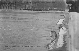 PARIS - Inondation De 1910 - Maximum De La Crue Au Pont De L'Alma - Très Bon état - Alluvioni Del 1910