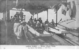 PARIS - Luna Park - Water Chute - Le Lancer D'un Bateau - état - Andere & Zonder Classificatie