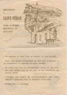 SAINT VERAN, GUIDE DE CIRCULATION DANS LA COMMUNE REF 16502 - Tourism Brochures