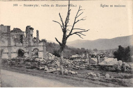 STOSSWYHR - Vallée De Munster - Eglise Et Maisons Détruites - Très Bon état - Sonstige & Ohne Zuordnung