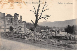 STOSSWYHR - Vallée De Munster - Eglise Et Maisons Détruites - Très Bon état - Other & Unclassified