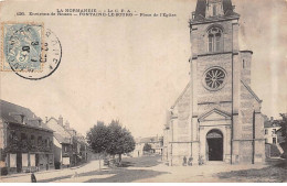 FONTAINE LE BOURG - Place De L'Eglise - Très Bon état - Other & Unclassified