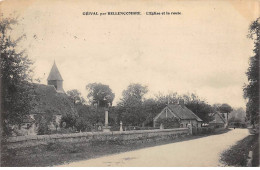 ORIVAL Par BELLENCOMBRE - L'Eglise Et La Route - Très Bon état - Autres & Non Classés