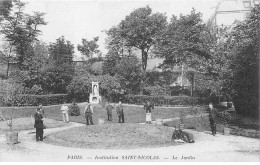 PARIS - Institution Saint Nicolas - Le Jardin - Très Bon état - Andere & Zonder Classificatie