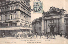 PARIS - Grand Café Restaurants Des Négociants - Salles Pour Réunions - Très Bon état - Cafés, Hôtels, Restaurants