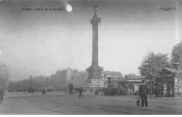 PARIS - Place De La Bastille - état - Squares