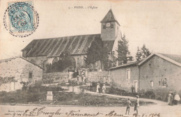 55 Fains église CPA Cachet 1904 - Other & Unclassified