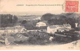 ANDRESY - Perspective De La Terrasse Du Restaurant De Bellevue - Très Bon état - Andresy