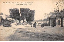 MEULAN - Gare Du Tramway - Place Du Marché - Très Bon état - Meulan