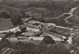 SAINT PORCHAIRE CHATEAU DE ROCHE COURBON VUE AERIENNE CPSM 10X15 TBE - Autres & Non Classés