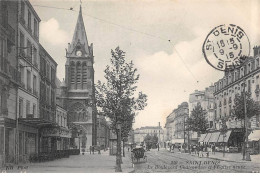 SAINT DENIS - Le Boulevard Châteaudun Et L'Eglise Neuve - Très Bon état - Saint Denis