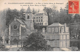 VILLENEUVE SAINT GEORGES - Le Parc Et L'ancienChâteau De Beauregard - état - Villeneuve Saint Georges