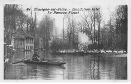 BOULOGNE SUR SEINE - Inondation 1910 - Le Hameau Fleuri - état - Boulogne Billancourt