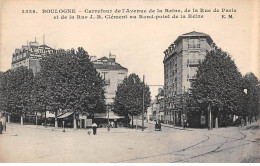 BOULOGNE - Carrefour De L'Avenue De La Reine, De La Rue De Paris Et De La Rue J. B. Clément - Très Bon état - Boulogne Billancourt