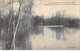 Inondations De Janvier 1910 - MONTGERON - Lavoir Sur Yerre Au Pont De Barre - Très Bon état - Montgeron