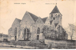 COURLON - L'Eglise - état - Andere & Zonder Classificatie