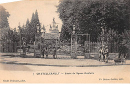 CHATELLERAULT - Entrée Du Square Gambetta - Très Bon état - Chatellerault