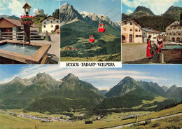 SUISSE - Scuol - Tarasp - Vulpera - Station Thermale Des Alpes - Téléphérique - Fontaine - Vue Générale - Carte Postale - Scuol