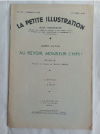 "Au Revoir, Monsieur Chips", De James Hilton. 1 Revue. Illustr. De J. Simont. La Petite Illustration, 1939 - 1900 - 1949